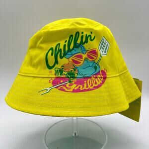 Disney Hat Adult OS Toy Story Summer Chillin Grillin Reversible Bucket Hat‎ NEW